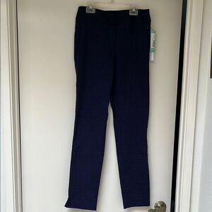 Margaret M Sylvie Slimming Pant Straight Leg in Navy NWT